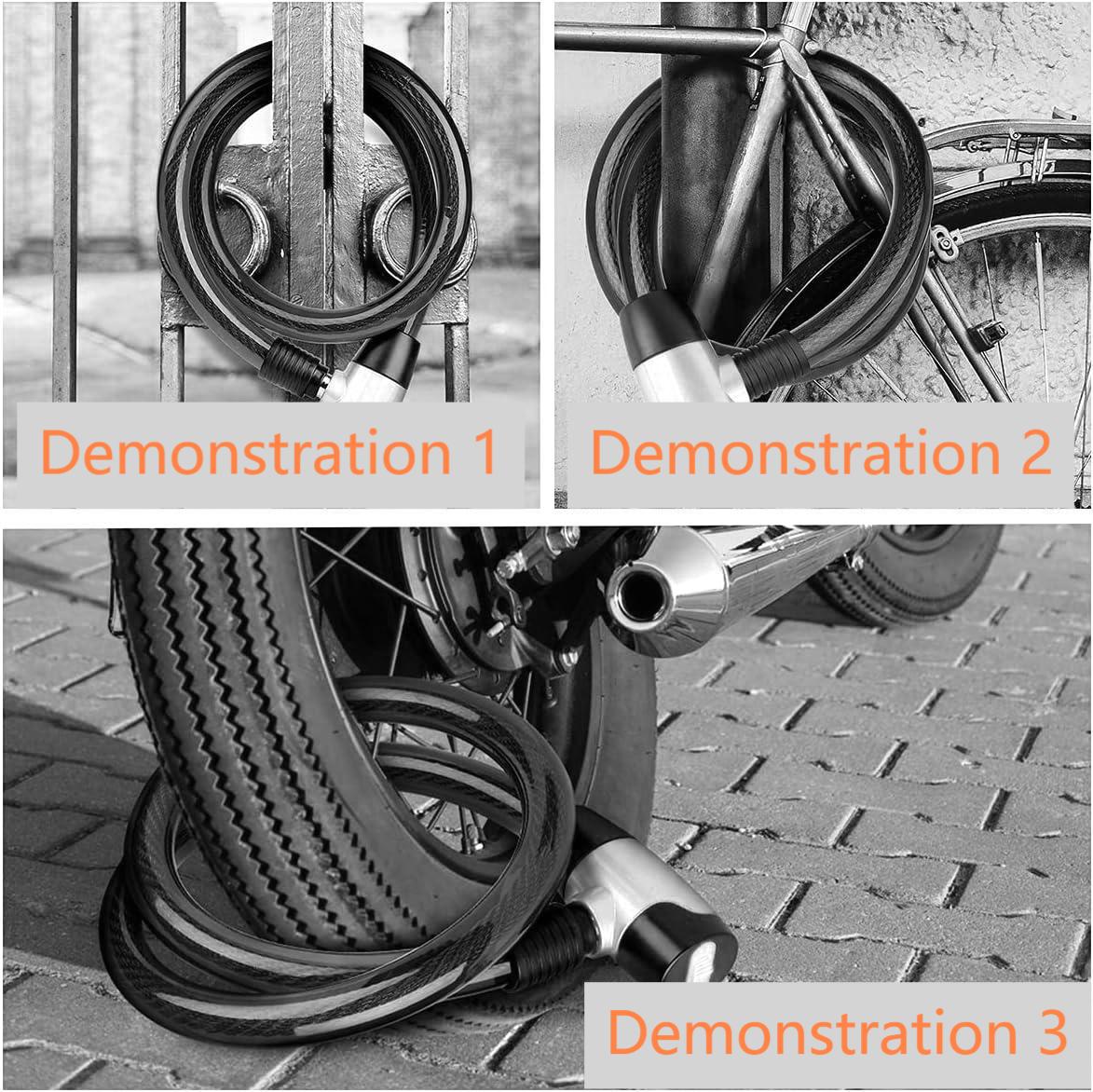 Anti-Schneiden Edelstahl Fahrradschloss