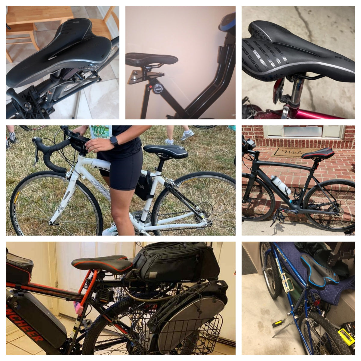 Bequemer Gel-Fahrradsitz -sattel