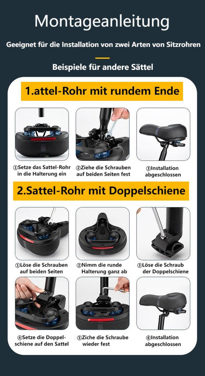 Bequemer-Fahrradsitz-sattel