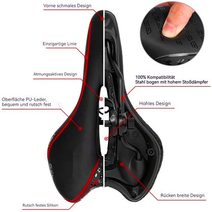 Bequemer Gel-Fahrradsitz  -sattel