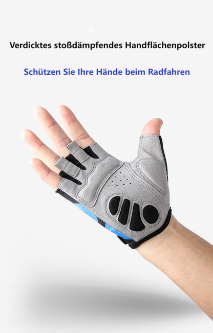 Fahrradhandschuhe für Herren und Damen, atmungsaktiv,  Rennrad, Mountainbike, Reithandschuhe, rutschfest, für Fitness, Radfahren, Training, Outdoor-Sport